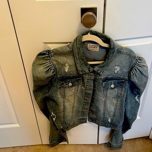 #86 amazing crop denim jacket